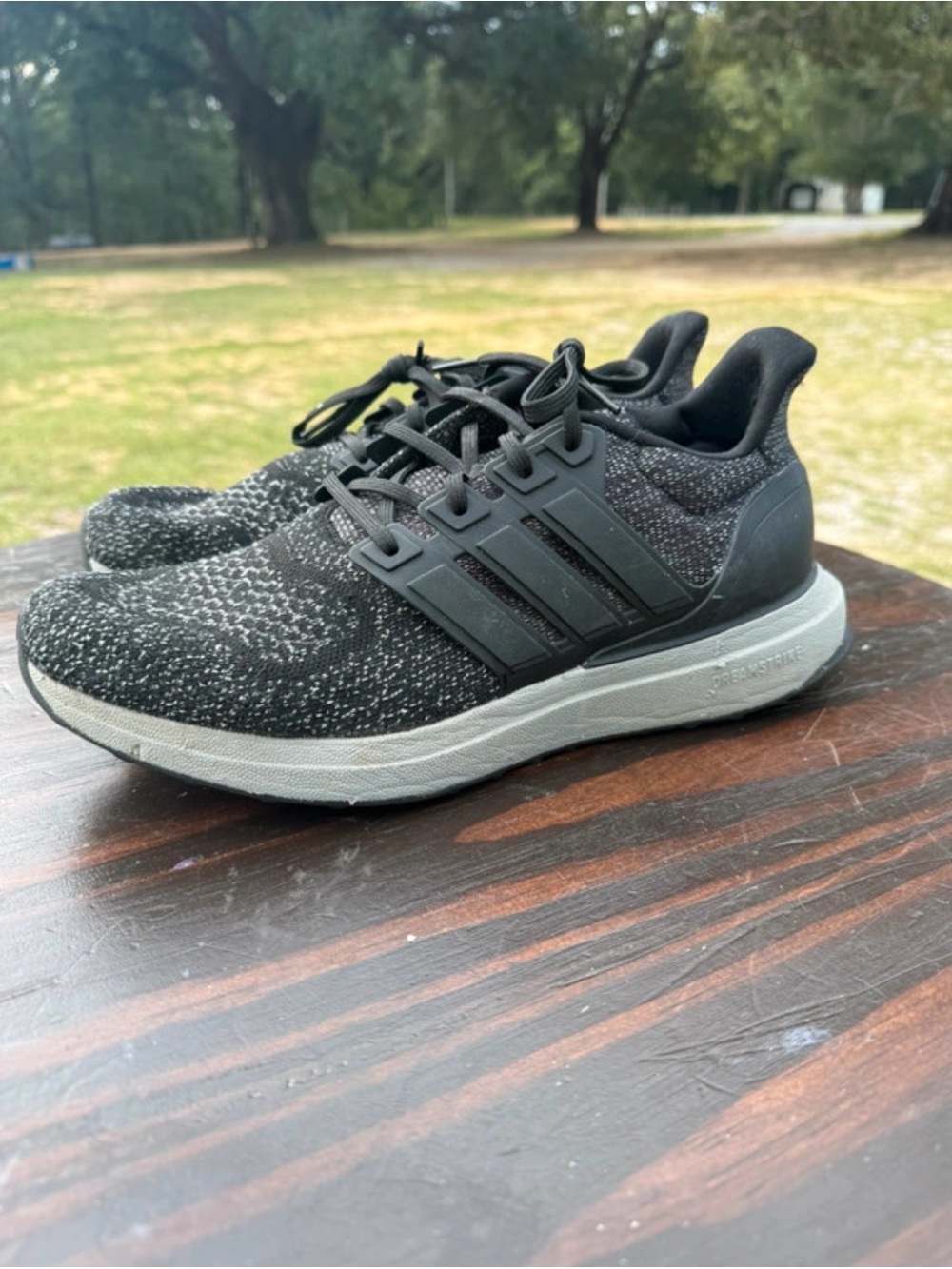 adidas Black and Gray Athletic Running Shoes